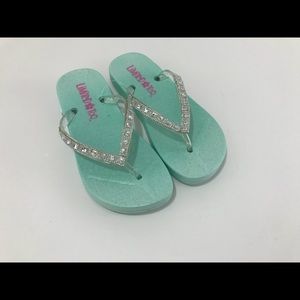 Girls Limited Too Flip Flops Size 2/3